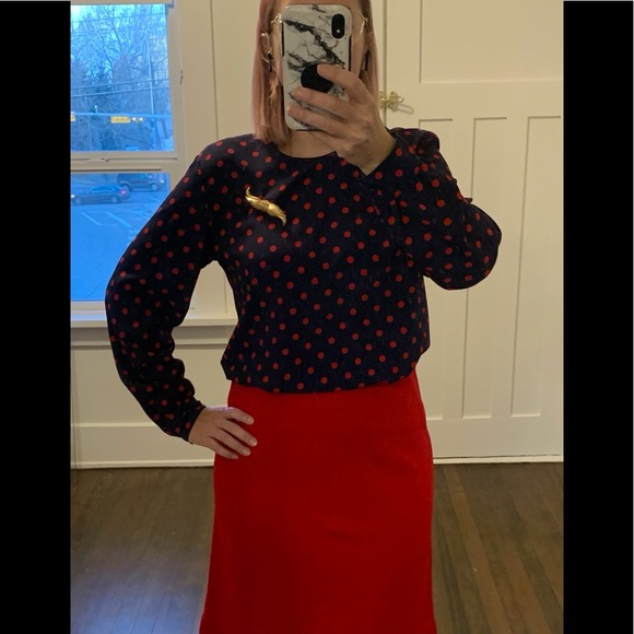 Vintage Tan Jay blouse - Picture 5 of 6